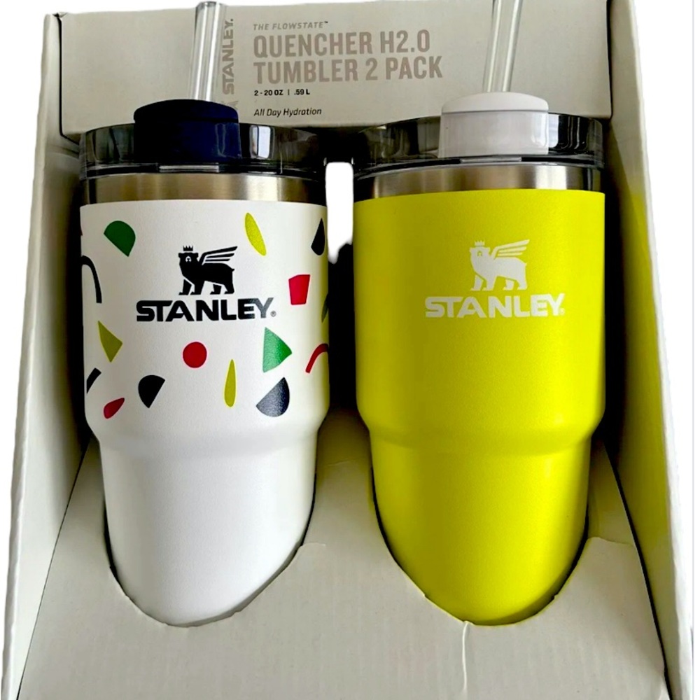 Stanley 2pk 20oz Stainless Steel H2.0 Quencher Tumblers- Limited Edition box set